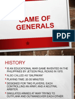 The Game of Generals