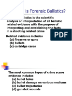 What Is Forensic Ballistics?