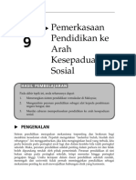 Pemerkasaan Pendidikan Kearah Kesepaduan Sosial