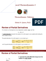 ME 267: Advanced Thermodynamics I: Thermodynamic Relations