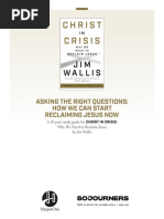 Christ in Crisis by Jim Wallis - Book Study Guide