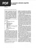 Induction Motor Parameter Estimation Algorithm Using Spectral Analysis