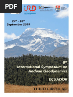 8 International Symposium On Andean Geodynamics: Third Circular