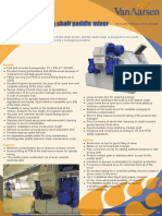 Van Aarsen Mix Datasheet MultiMix Twin Shaft Paddle Mixer V001