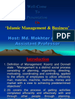 Islamic Management and Business Management