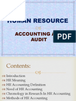 HUMAN RESOURCE Accounting and Audit