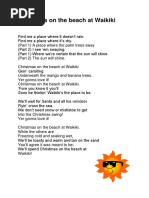 Waikiki Lyrics