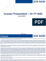 Investor Presentation Q1 FY2019!20!16 Jul 2019