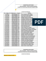 Programacion Listado Estudiantes Prueba Saber Pro