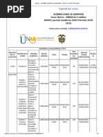 Agenda - Algebra Lineal (E-Learning) - 2019 II Período 16-04