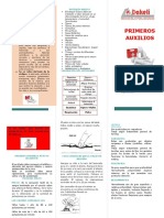 Triptico de Primeros Auxilio