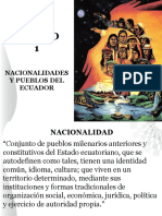 Nacionalidades y Pueblos.. Curso Intercultural y Salud