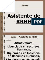 Asistente de Recursos Humanos - Capacitarte