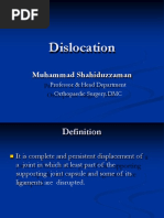 Dislocation: Muhammad Shahiduzzaman