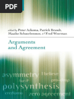 Ackema, Peter&Brandt.2006.Arguments and Agreement