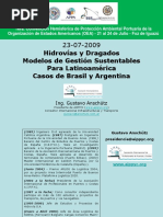 Hidrovías y Dragados: Modelos de Gestión Sustentables para Latinoamérica