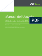 Manual de Usuario ZKBioSecurity APP3.1.5.0