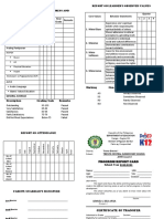 Quarter Final Grade Remarks 1 2 3 4 Core Values Behavior Statements Quarter 1 2 3 4