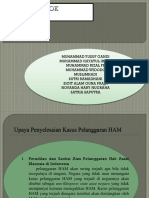 PKN. Upaya Penyelesaian Kasus Pelanggaran HAM