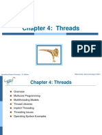 Chapter 4: Threads: Silberschatz, Galvin and Gagne ©2013 Operating System Concepts - 9 Edition