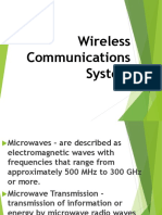 Terrestrial Microwave Communications System