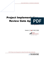 Project Implementation - Review Gate Approval Template