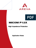 Application Notes For Micom P12X High Impedance Protection