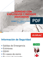 Seguridad Con Explosivos y Riesgos Asociados