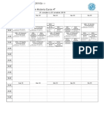 Horario de Grado en Historia Curso 4º Del Grado en Historia (Plan 2010)