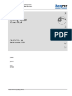 Drawing Package Crown Block: CB-375-7-50-1 3/8 Serial Number:0058