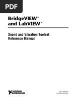 Bridgeview and Labview: Sound and Vibration Toolset Reference Manual