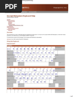 Malayalam Inscript Chart