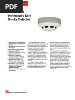 Model S270 Intrinsically Safe Smoke Detector: Nova-5000 Detection & Control System