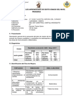 Propuesta de Plan de Mejora Sexto