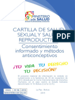 Cartilla de Salud Sexual y Salud Reproductiva