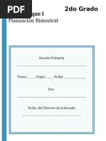 Planeacion Anual de 2o. Grado