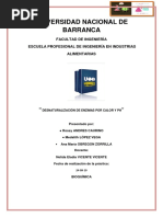 Desnaturalización de Enzimas Por Calor y PH