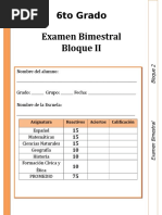 6to Grado - Bloque 2