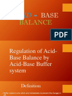 Acid Base Balance