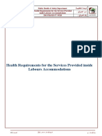 DM-PH&SD-P7-WI18 - (Health Requirements For The Services Provided Inside Labours Accommodations) PDF