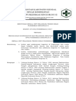 SK Penunjukan Pelaksana Di Tata Usaha Singo Ii