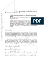 Three Approaches For Representing Lindblad Dynamics by A Matrix-Vector Notation