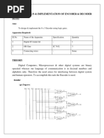 Encoder & Decoder Using Circuits