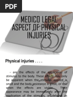 Medico Legal Aspect of Physical Injuries