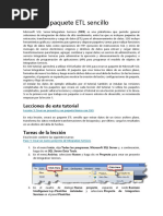 Guía para Crear Un Paquete ETL Sencillo
