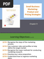 Small Business Marketing: Product and Pricing Strategies