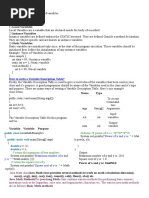 How To Write A Variable Description