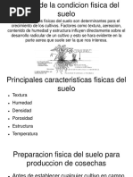 Control de La Condicion Fisica Del Suelo