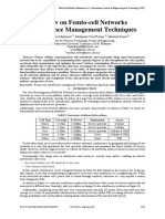 Review On Femto-Cell Networks Interference Management Techniques