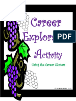 1 - Career Exploration Activity Using The Career Clusters